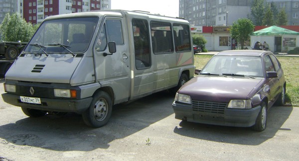 Renault Master + Opel Kadett E